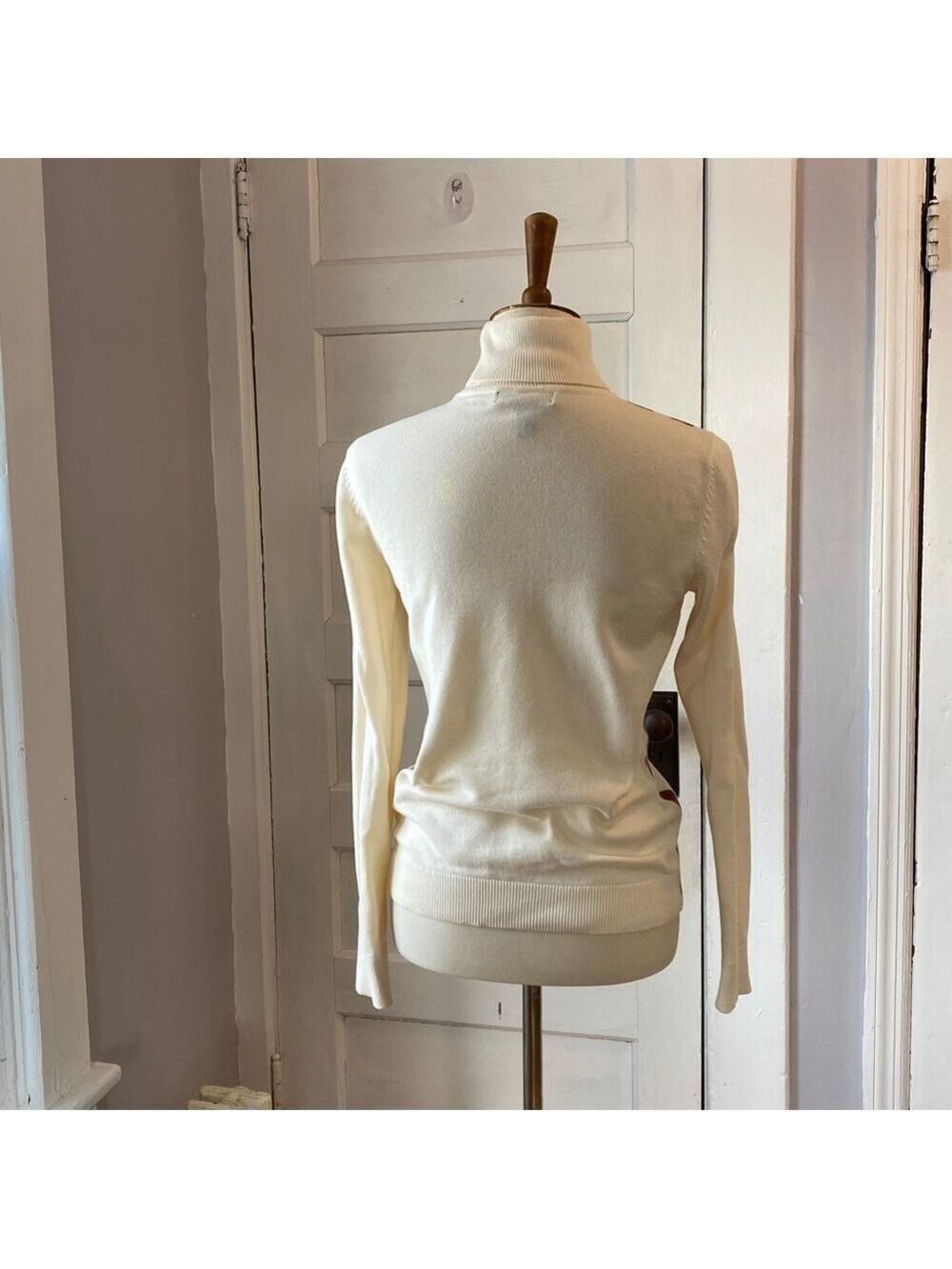 Lauren Ralph Lauren Equestrian Horsebit Turtleneck Sweater, Size PM - Picture 6 of 16